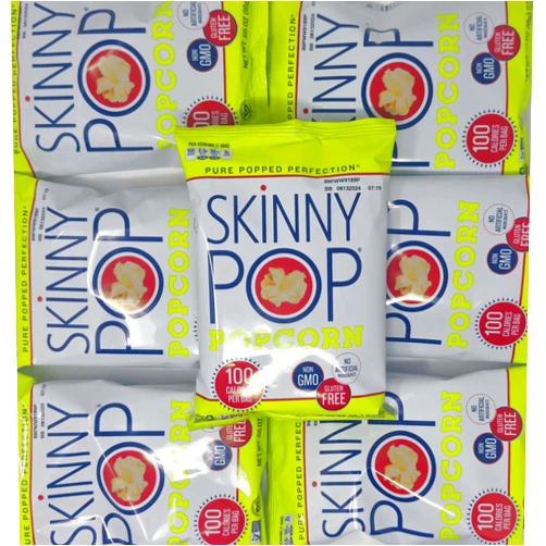 The Holy South Skinny Pop Original Snack Pack, 0.65 oz, Pack of 7