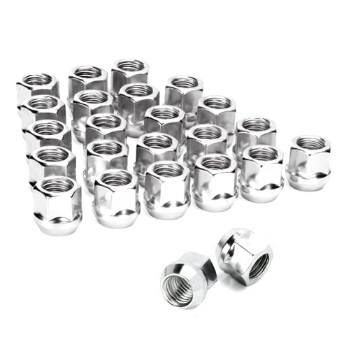 dynofit 14x1.5 aftermarket wheel lug nuts, 24pcs M14-1.5 21mm Heigh open end conical lugnuts for C1500 Tahoe,GM Sierra 1500,Chry-sler 300 and more Wheels