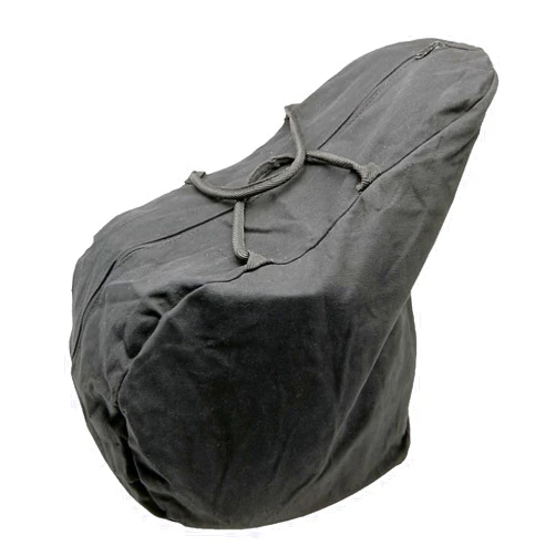 Tough 1 Canvas English Saddle Carrying Bag, Black