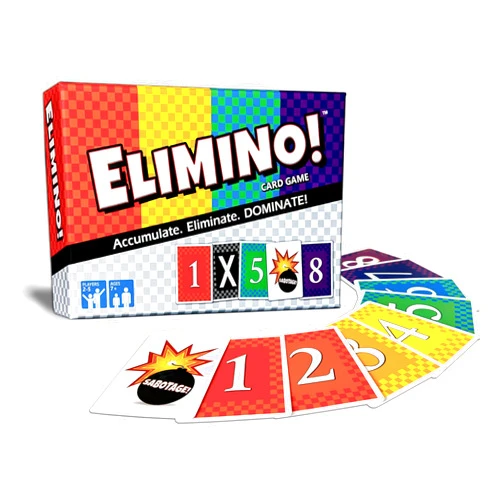 Elimino Family Card Game – Fast & Simple Gameplay That Brings Everyone Together | Easy to Learn, Ages 7+, Great for Kids, Parents & Grandparents