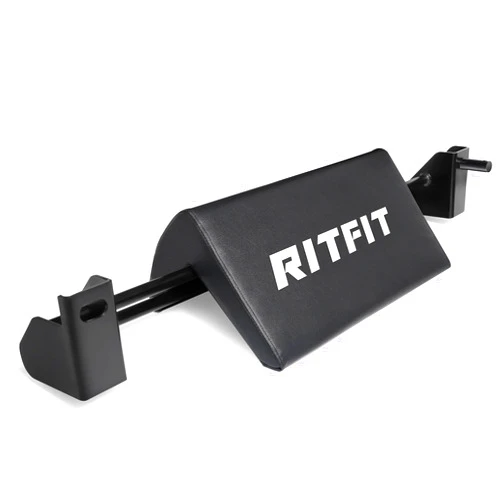 RitFit Multi-Function Power Rack Attachment, 2-in-1 Hip Thrust and Preacher Curl Attachment Power Cage, Squat Rack Attachments with Adjustable Preacher Curl Pad/Hip Thrust Pad for Home Gym