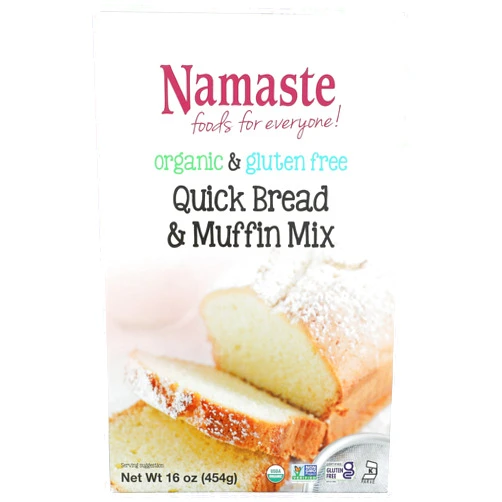 Namaste Foods Organic Gluten Free Quick Bread & Muffin Mix, 16 Ounce – Allergen Free