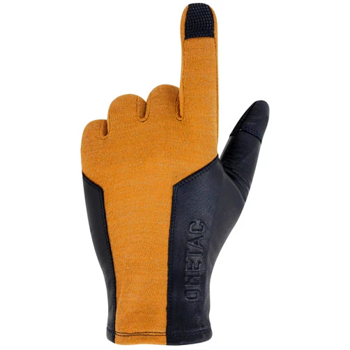 ONETAC Short Cuff Touch Screen Pilot Nomex Flight Flyers Duty Work Gloves, Goat Leather Skin Tight Palm