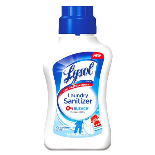 Lysol Laundry Sanitizer Additive, Sanitizing Liquid for Clothes and Linens, Eliminates Odor Causing Bacteria, Crisp Linen, 41oz