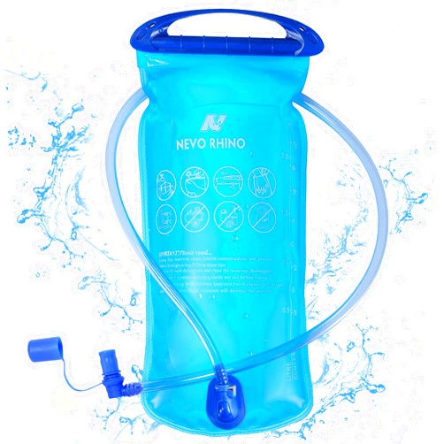 N NEVO RHINO Hydration Bladder 2L-3L Leak Proof Water Reservoir, BPA Free TPU Water Pouch, Water Bladder for Hydration Pack