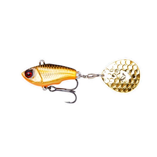 Savage Gear Fat Tail Spin 3/4 oz (Black and Gold) 3977