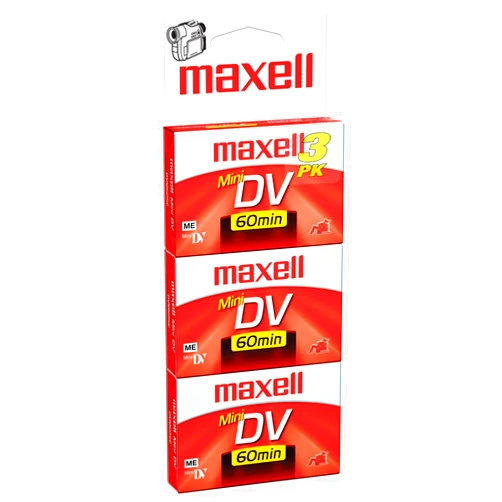 MAXLL Maxell 298016 Mini Dv Cassettes 3 Count