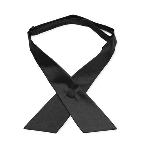 Concitor Women's or Men's Crossover Neck Tie Solid Color Continental Tie