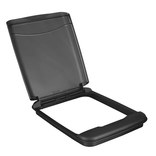 Rev-A-Shelf 35 Quart Garbage Can Lid for Base Kitchen and Bathroom Cabinet, Replacement Plastic Trash Bin Lid Only, Black, RV-35-LID-18-1