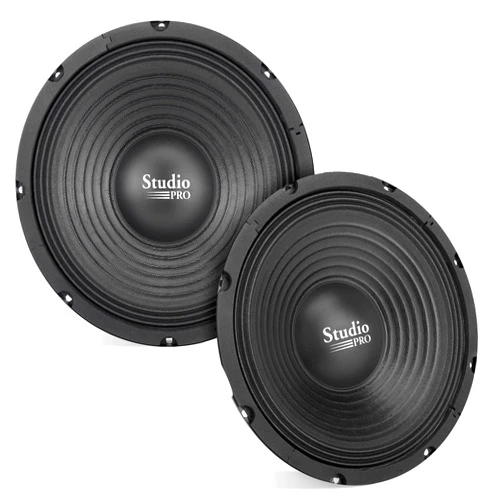 Pyramid 10 Inch Car Subwoofer Speaker - 300 Watt High Powered Car Audio Sound Component Speaker System w/ 1.5 Inch Kapton Bobbin Voice Coil, 8 Ohm, 25 oz Magnet, Cloth Edge Suspension - WH10, Black