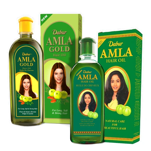Dabur + Vatika Naturals Amla Hair Oil Bundle – Nourishing Indian Oils Enriched with Amla Extracts to Reduce Hair Fall, Strengthen Roots & Promote Healthy Growth – 300ml Each