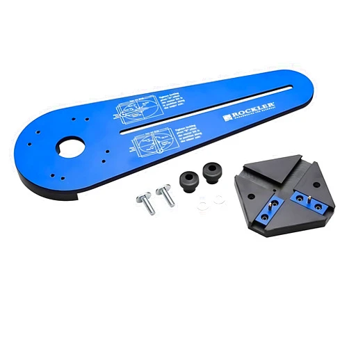 Rockler Ellipse Router Circle Cutting Jig for Compact Routers – Circle Router Jig for Small Signs, Picture Frames, & More