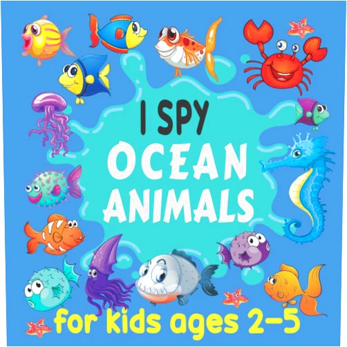 By FLAVIA SERENA (Author) I Spy Ocean Animals Book for Kids Ages 2-5: A Fun Guessing & Coloring Game Perfect for Children , Toddlers and Kindergartners | Images of Fishes , ... & Sea Life ( Picture Puzzle Activity Book )
