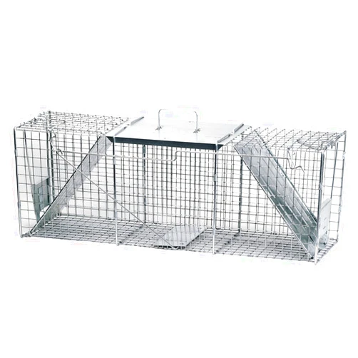 Havahart 1045SR Large 2-Door Humane Catch and Release Live Animal Trap for Armadillos, Beavers, Bobcats, Small Dogs, Cats, Foxes, Groundhogs, Nutria, Opossums, Raccoons, and Similar-Sized Animals