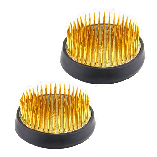 THRGOUO 2 Pcs Flower Frog Round Flower Arranging Frog Spiky Frog Fixed Tools Art Floral Arrangement Holder for Flower Arrangement Art Home Office Decoration