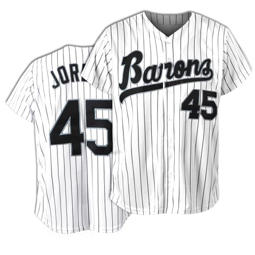 Tocament 90s Outfit for Men and Women,Barons #45 Unisex Hip Hop Clothes,Baseball Jersey Shirts for Party Baseball Gift