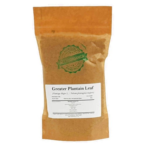 Herba Organica Greater Plantain Leaf - Plantago Major L - Herbal Tea (50g)