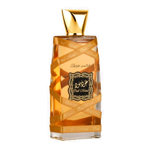 Lattafa Oud Mood Elixir for Unisex Eau de Parfum Spray, 3.4 Ounce / 100 ml