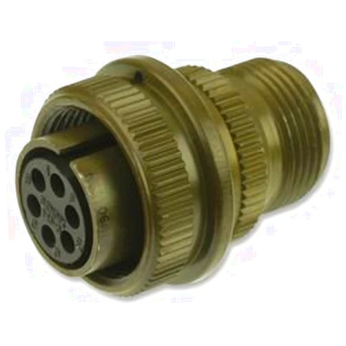 Amphenol Industrial Circular Connector Plug Size 14S, 4 Position, Cable - MS3106A14S-2S