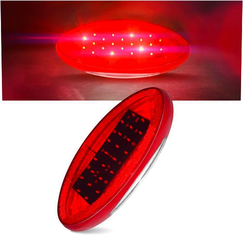 Command Electronics OEM 12V LED RV & Trailer Stop-Tail-Turn with Reflex – Made in USA – Surface Mount – 1-Pack