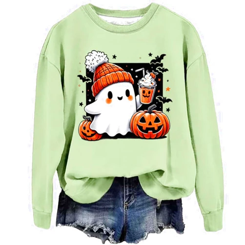 GUSYBG Summer Tops for Women 2024,Women's Hoodless Sweatshirts Round Neck Oversized Shirts Letter Print Cute Pullover Tops