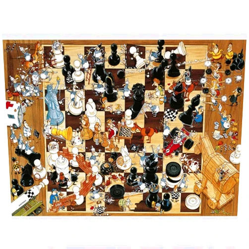 Heye Triangular Degano Puzzles (Black/White, 1000-Piece)