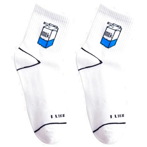 FEITIANWUGONG Womens Unisex Cartoon Crew Socks Cute Cotton Novelty Illustration Funny Casual -4