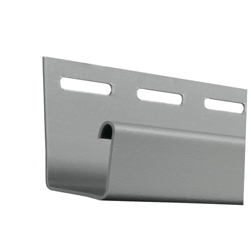 CertainTeed 3/4in. J Channel 12ft. 6in. Charcoal Gray (Carton of 48 Pieces)