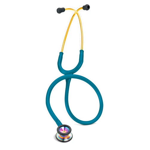 3M Littmann Classic II Pediatric Stethoscope, 2153, Stainless Steel Rainbow-Finish Chestpiece, 28