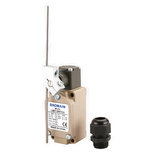 Baomain Limit Switch WLCL Adjustable Rod Lever Momentary 380V 10A