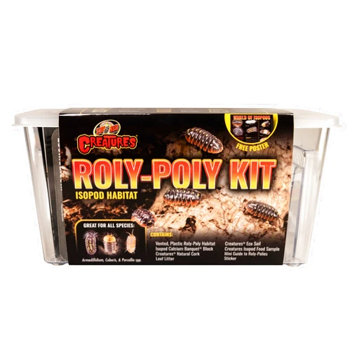 Zoo Med Creatures Isopod Habitat Roly-Poly Kit 10.25