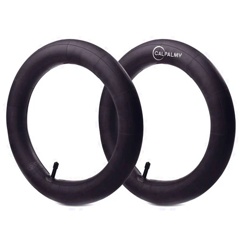 CALPALMY 16'' x 1.5/1.75/1.95/2.125 Back Wheel Replacement Inner Tubes (2-Pack) Compatible with Graco Click/Go Jogging/BoB Revolution SE/Pro/Flex/SU - Made from BPA/Latex Free Butyl Rubber