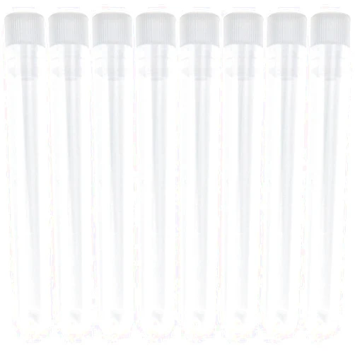 Karter Scientific 12x75mm Test Tubes and Caps, Polypropylene, Round BTM, 5ml Vol, Karter Scientific 206M2 (Pack of 500)