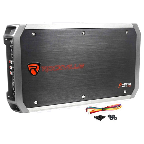 Rockville RXA-F2 2400 Watt Peak / 1200w RMS 4 Channel Amplifier Car Stereo Amp