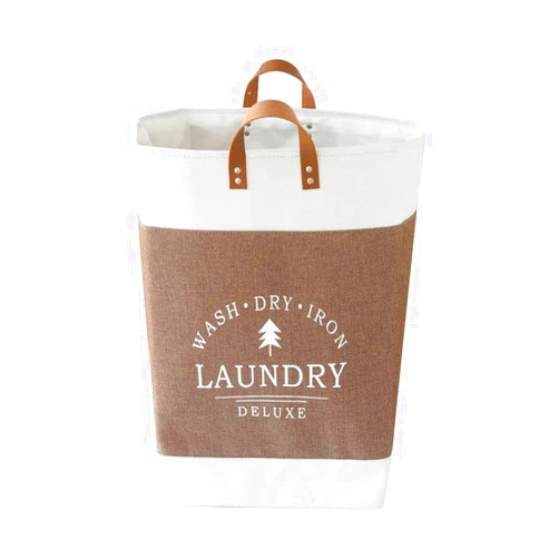 ARIASFAMILY Laundry Basket Large, Foldable Laundry Hamper, Dirty Clothes Basket, Decorative Storage Basket, Hampers bedroom aesthetic, Laundry basket organizer. Deluxe Laundry Hamper., Brown