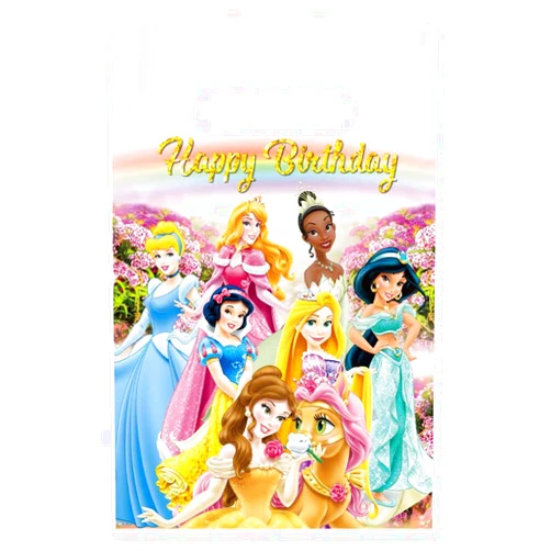 Losede HACBYUTY 30pcs Princess Birthday Party Gift Bags Candy Bags Goody Bags Princess Birthday Party Supplies Decorations