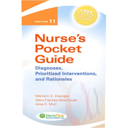 By Marilynn E. Doenges APRN BC (Author), Mary Frances Mary Frances Moorhouse RN MSN CRRN (Author), Alice C. Murr BSN RN (Author) & 1 more Format: Kindle Edition Nurse's Pocket Guide: Diagnoses, Prioritized Interventions, and Rationales (Nurses Pocket Guides)
