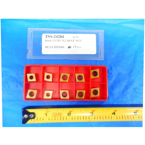 Sandvik Coromant 10pcs New SANDVIK CCMT 3(2.5) 0-UF 1025 Carbide Insert 0276 RCTA # 055960 CNC