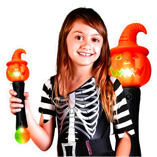 blinkee Light-Up Pumpkin Wand with Spooky Sound Effects for an Enchanting Trick-or-Treating Adventure