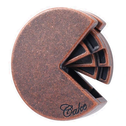 BePuzzled |Cake Hanayama Metal Brainteaser Puzzle Mensa Rated Level 4, for Ages 12 and Up
