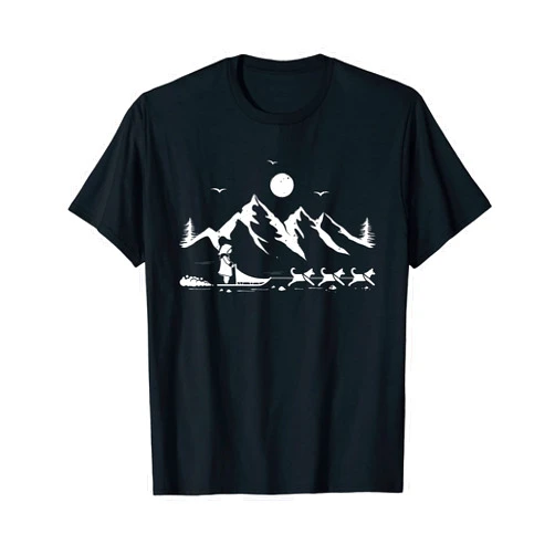 Sled Dogs Musher Mushing Alaska Husky Gift Sled Dogs | Musher Mushing | Alaska Husky Dog Sled T-Shirt