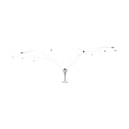 BIRD·B·GONE Bird B Gone - Bird Spider 360 Repellent - Deters Seagulls and Other Birds from Landing - Durable Weatherproof Design - for Boats, Docks, Roofs, Etc - Easy Installation - with PVC Base - 4ft