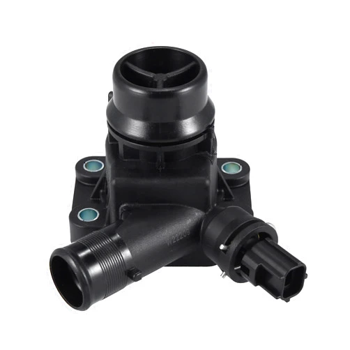 X AUTOHAUX Thermostat Housing Assembly LR006071 Engine Coolant Thermostat Housing Assembly for Volvo XC60 S60 V60 S80 V70 XC70 for Land Rover LR2