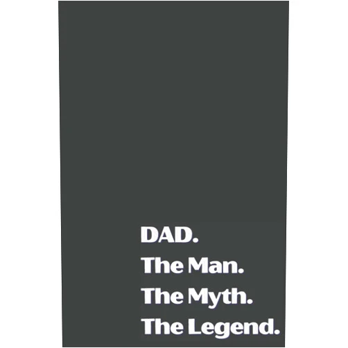 By Dr. Mallory Moore (Author) Dad. The Man. The Myth. The Legend.: A journal/notebook for dads.