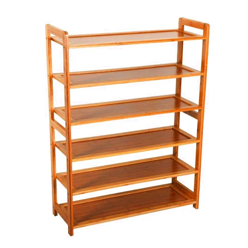 DUNBE 6 Layers Bamboo Shelf Tier 6 Wood Home Furniture Entryway Storage Rack Shoe