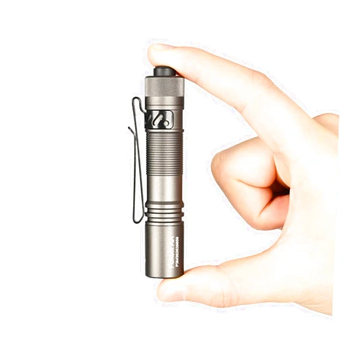 ACEBEAM Pokelit AA Rechargeable Mini Flashlight with Clip, 1000 High Lumens Pocket EDC Flashlight, Super Bright Small Flashlight, Led Flashlight for Camping,Hiking,Everyday Use, Cool White Light(Gray)