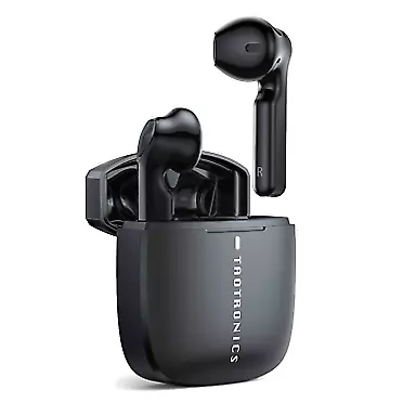 TaoTronics Wireless Earbuds, TaoTronics SoundLiberty 92 Bluetooth 5.0 Earbuds with Charging Case Hi-Fi Stereo TWS True Wireless Earbuds with Mic Smart Touch Control IPX8 30H Playtime Wireless Earphones Black
