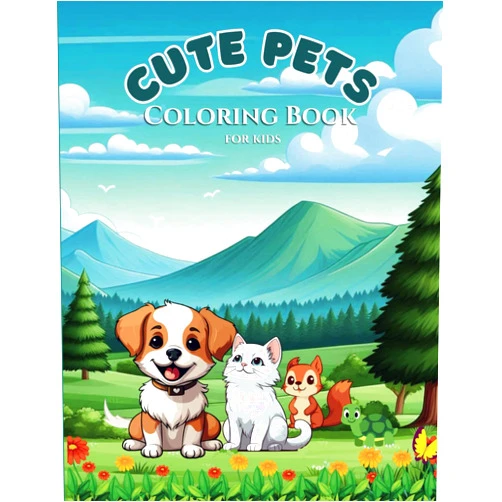 By Rony Publishing House (Author) Cute Pets Coloring Book for Kids: Simple, Bold, and Easy Illustrations Designs to Color for Boys & Girls Cute & Groovy Motivational Quotes for Relaxation Featuring and Stress Relief 31 Creative pages
