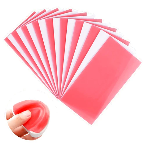 Annhua Base Plate Wax Orthodontic Dental Wax Sheets 20PCS, Red Utility Bite Wax Denture Casting Wax Sheet Supply for Modelling|Filling|Lab Equipment - 12 Months Warranty