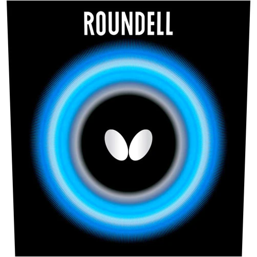 Butterfly Roundell Table Tennis Rubber Sheet - 1.9 mm or 2.1 mm - Red or Black - 1 Inverted Table Tennis Rubber Sheet - Professional Table Tennis Rubber Sheets
